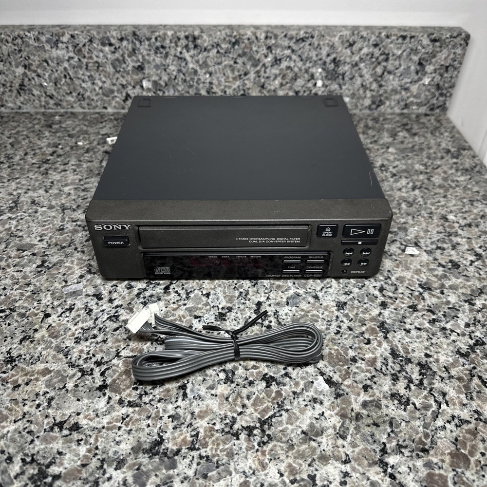 Sony Compact Disc Player CDP-S207 Tested & Working