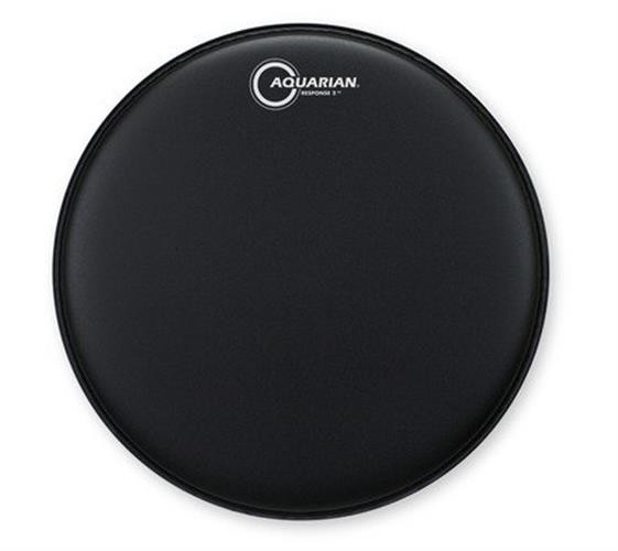 Aquarian 14" Response 2 Coated Black Drum Head