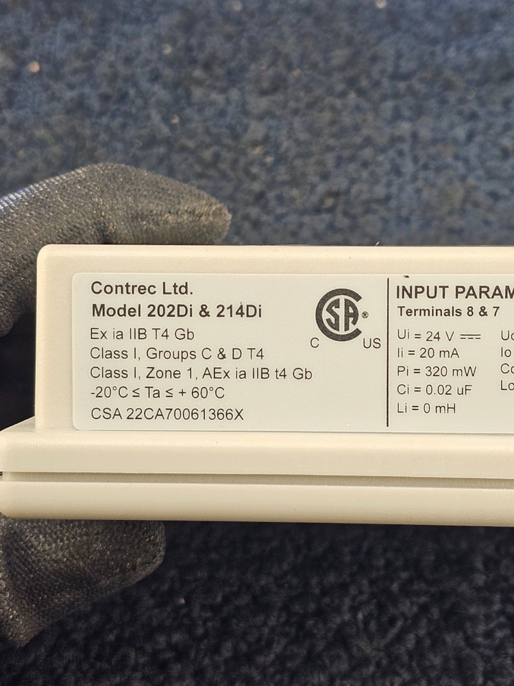 CONTREC 202Di & 214Di: Thermo Measurment Programmable Totalizer 202Di.40