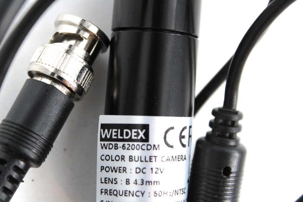 Weldex Color Bullet Camera WDB-6200CDM - New - Authentic