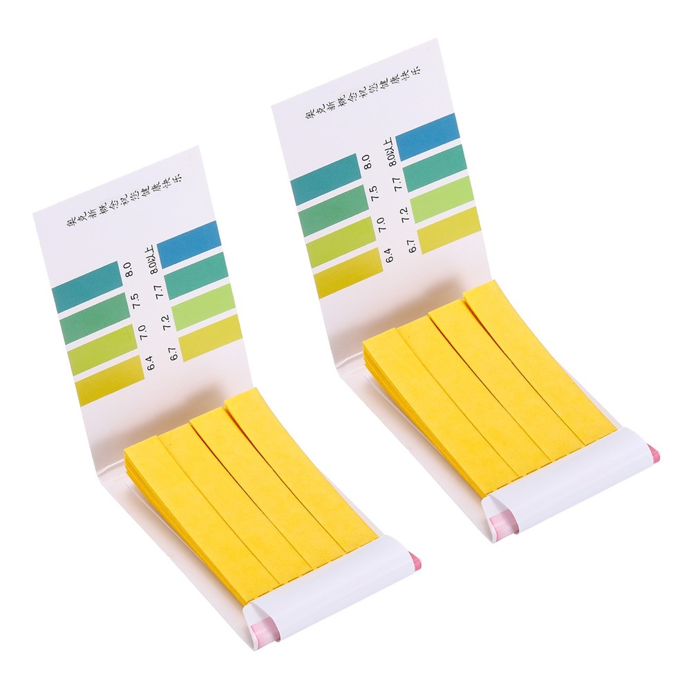 PH Test Strips 6.4-8.0.2pcs 80 Indicator Maps Sunflower Tester