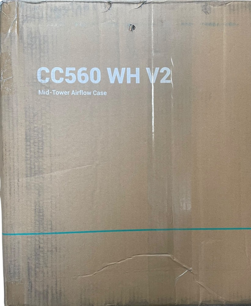 Deep Cool CC560WH V2 White Mid-Tower Computer Case (E88)