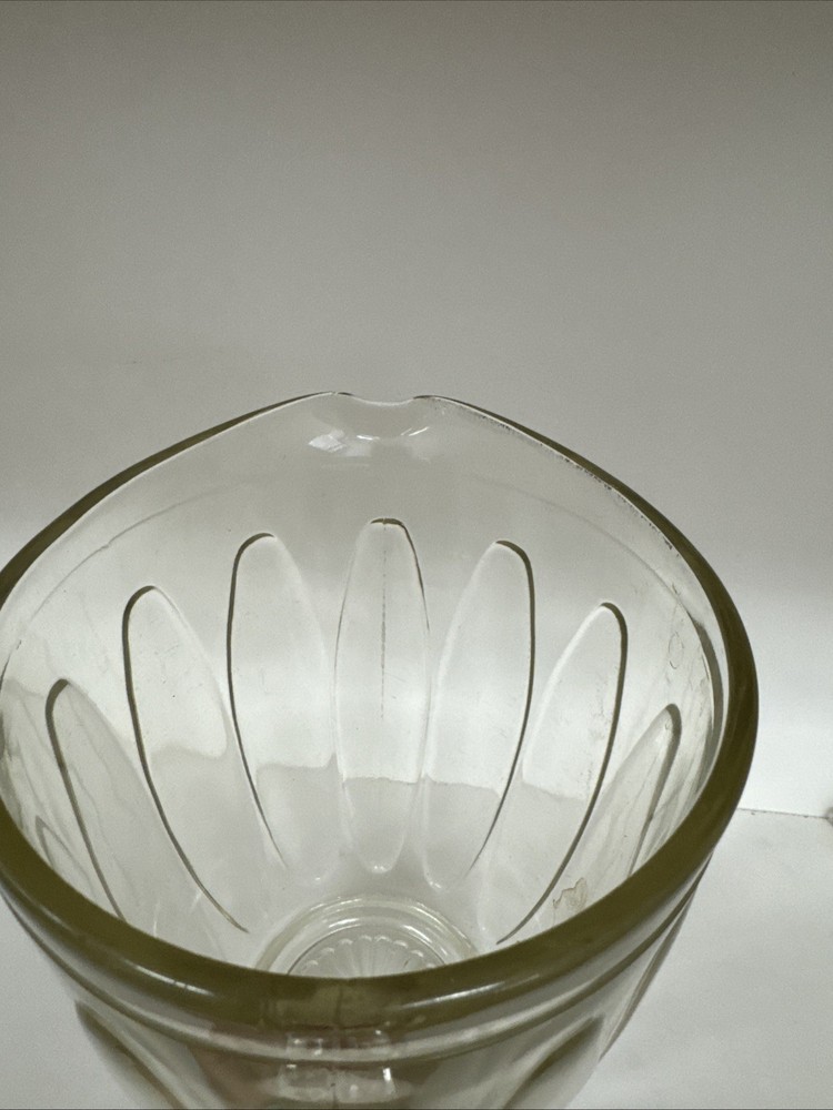 VINTAGE FLUTE PATTERN WATER PITCHER MCM