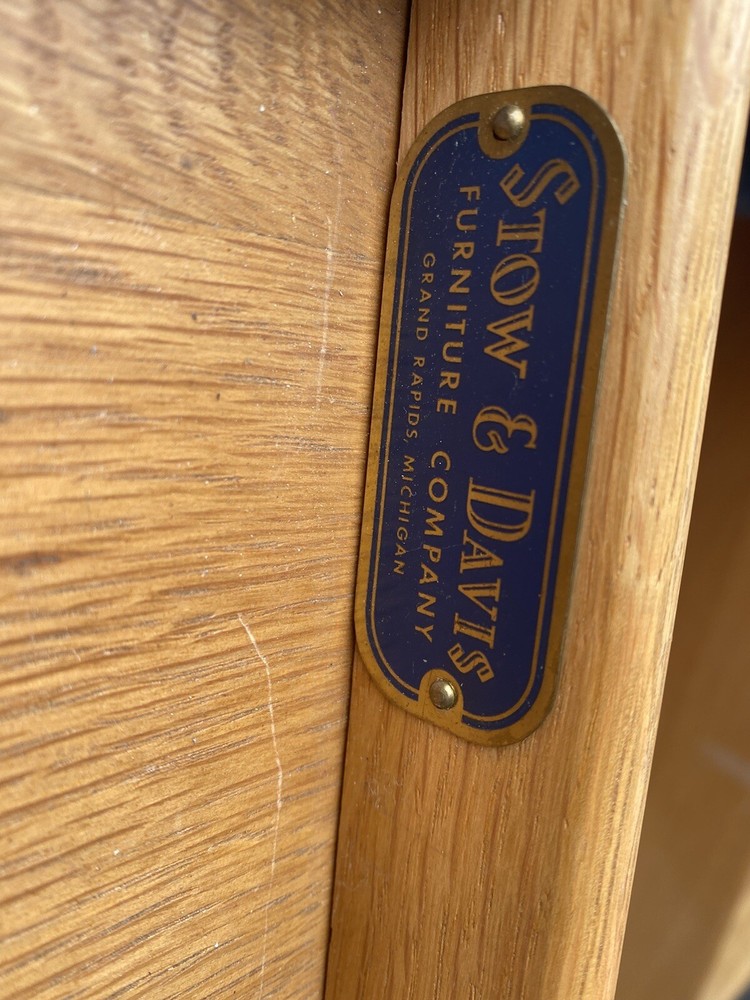 Vintage Mid-Century Modern Stow Davis Desk