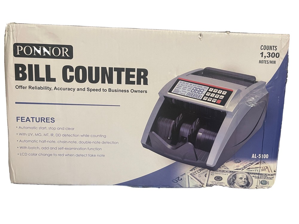 Ponnor Bill Counter Al1500