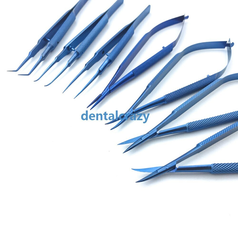 Titanium Ophthalmic Microsurgical Instruments Scissors/Needle Holders /Tweezers