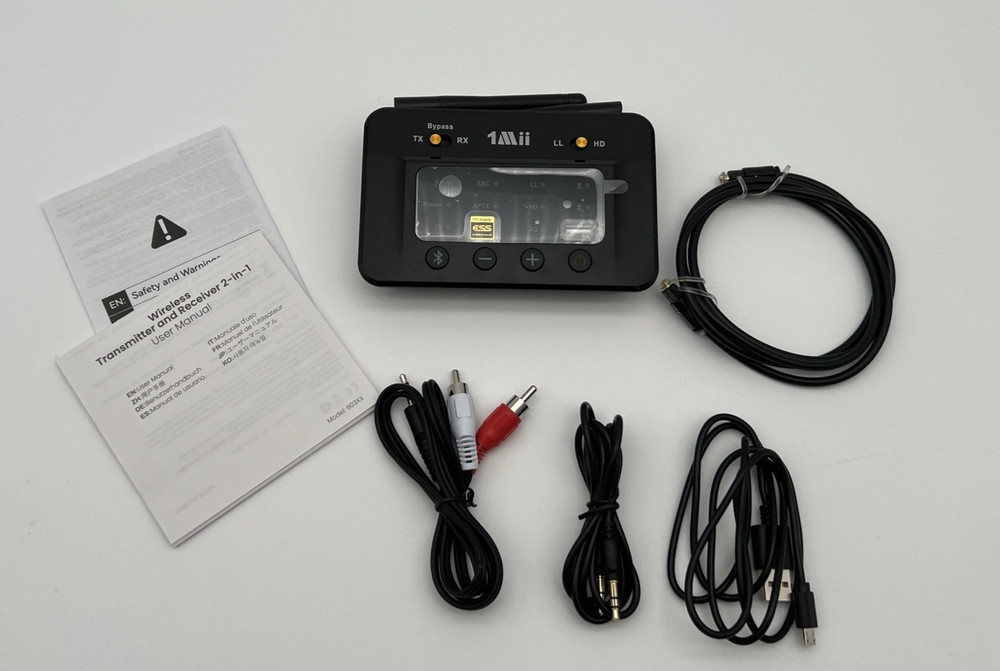 1Mii B03S Bluetooth 5.3 Transmitter & Receiver – Wireless Audio Adapter