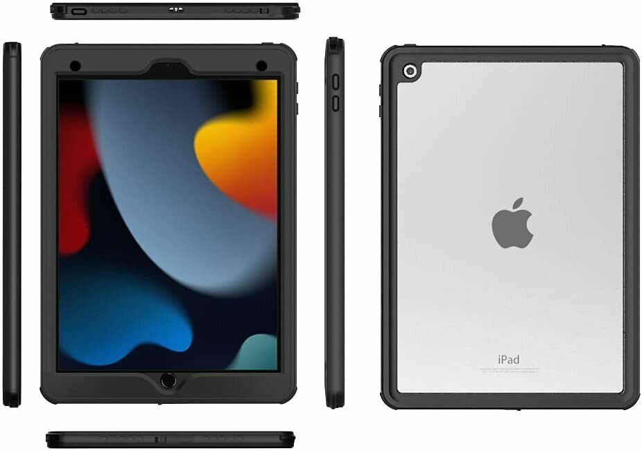 For iPad 9th/8th 7th Gen Case 10.2" Waterproof IP68 Dust-proof Full Coverage