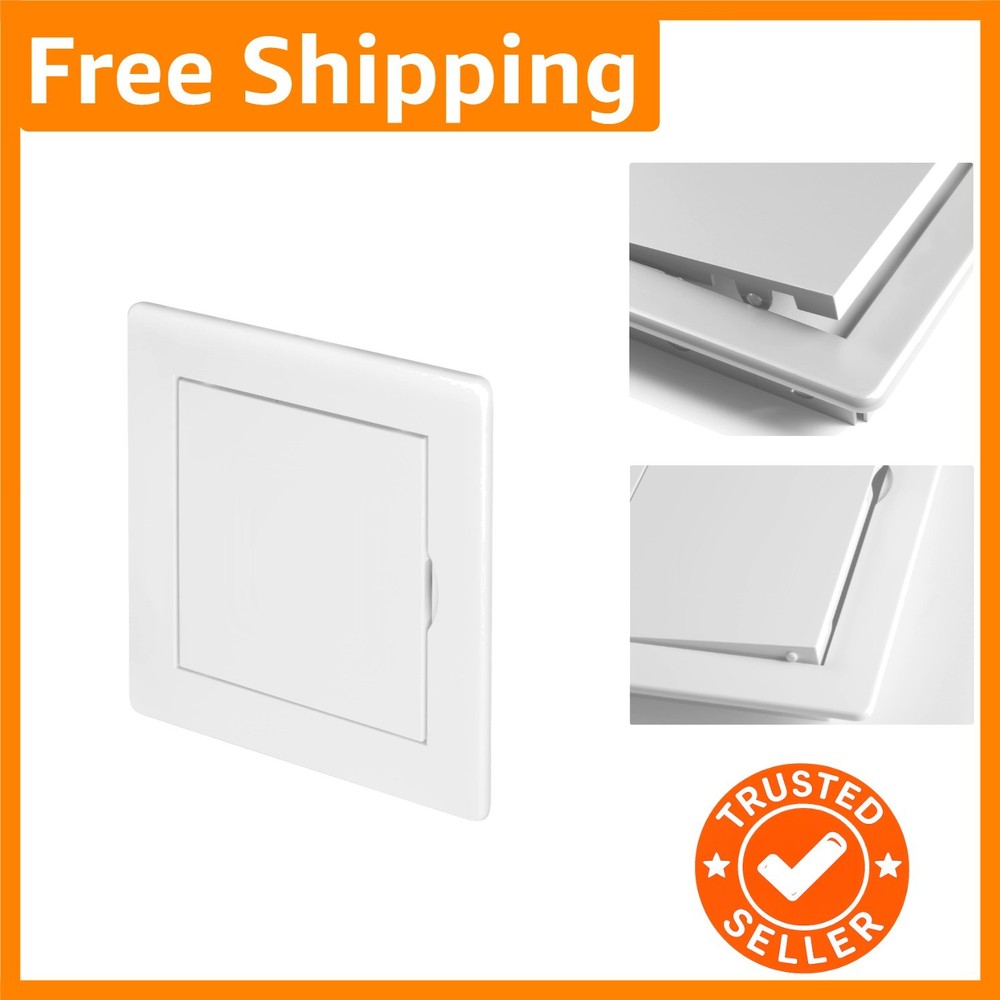 4x4 Inch Access Panel for Electrical & Plumbing - Moisture Resistant White Door