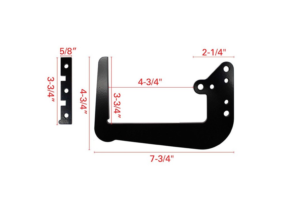 Quick Products QP-UBSBU Universal RV Bumper Support Brackets