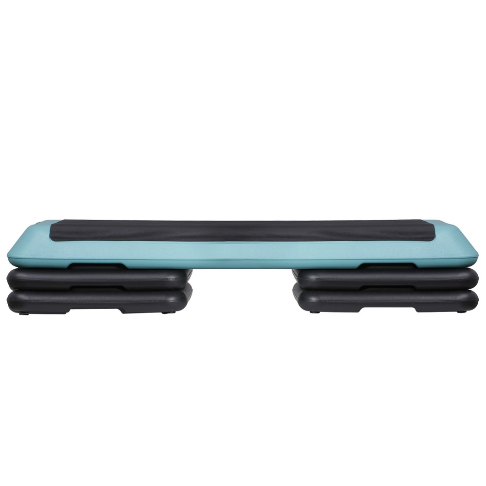 43" Training 4"- 6"- 8" Exercise Aerobic Stepper Workout Step Storage Green