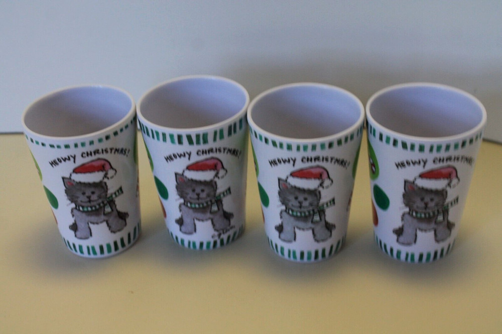 Meowy Christmas Citrus Grove Dinnerware 4 sets