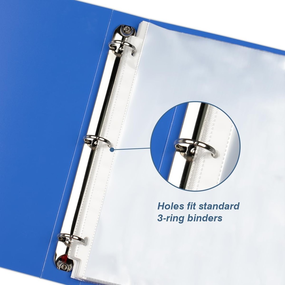 DOSEWART 70Pack Sheet Protectors, Clear Heavy Duty Plastic Page