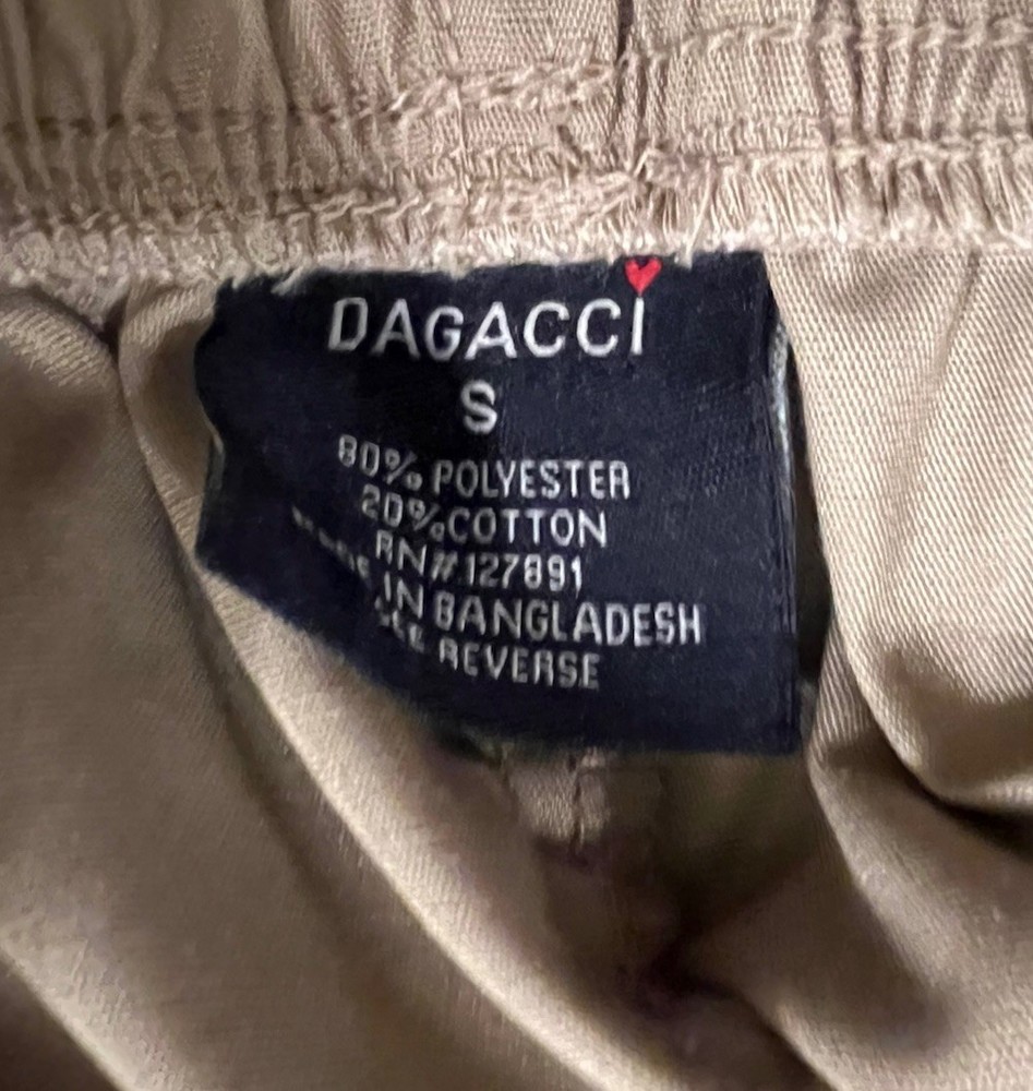 Dagacci Medical Unisex Uniform Set Size Small Khaki EUC