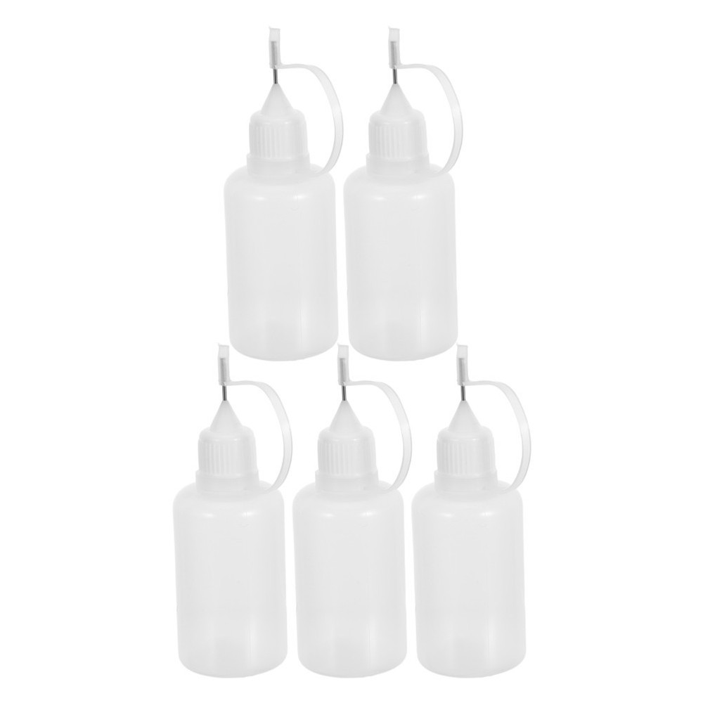 5 Pcs Dispensing and Bottling Needle Bottles Tip Squeeze Fine Applicator