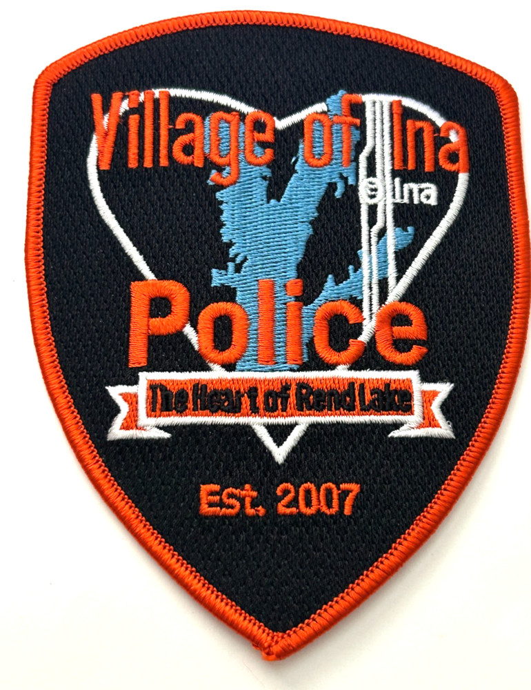 Ina Illinois Police Patch Unused