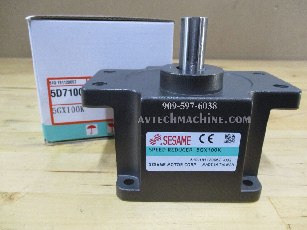 5GX100K Sesame Speed Reducer Gear Box