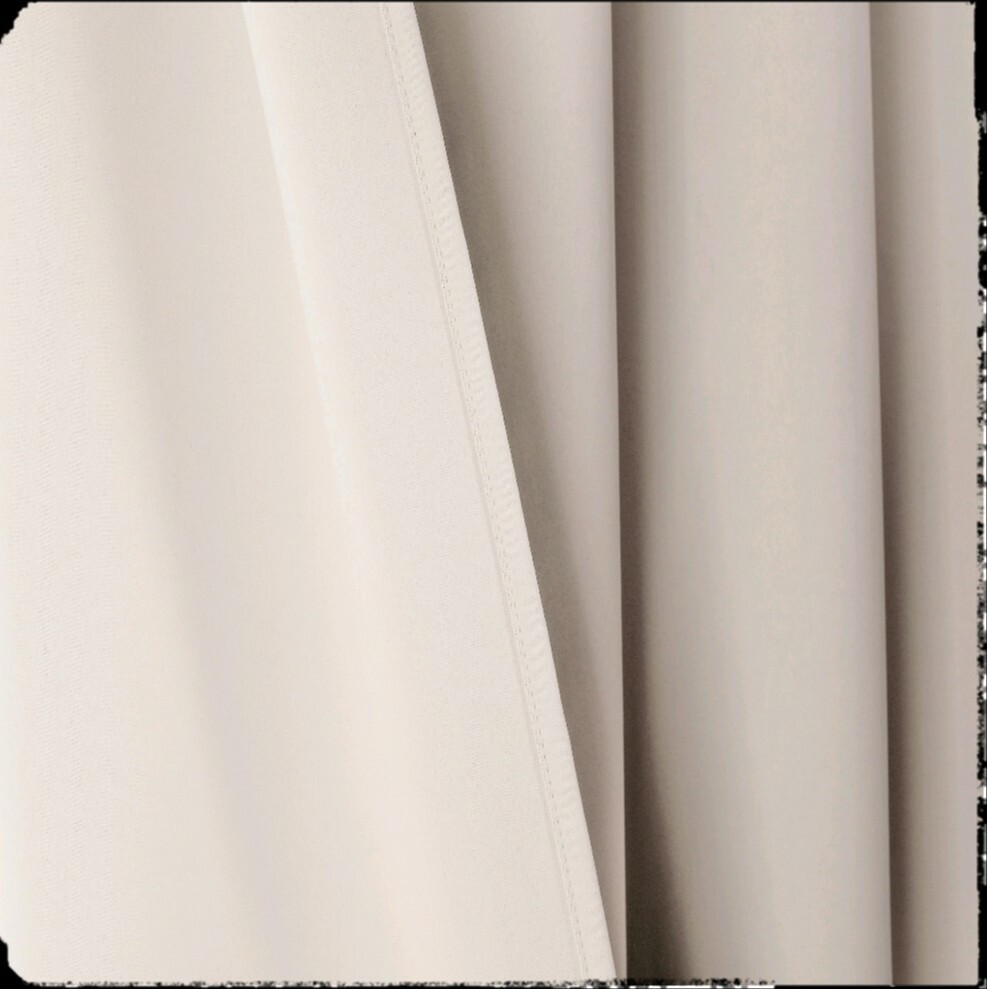 Lush Decor Insulated Knotted Tap Black-out 95"x52" Solid Wheat 100% Polyester...