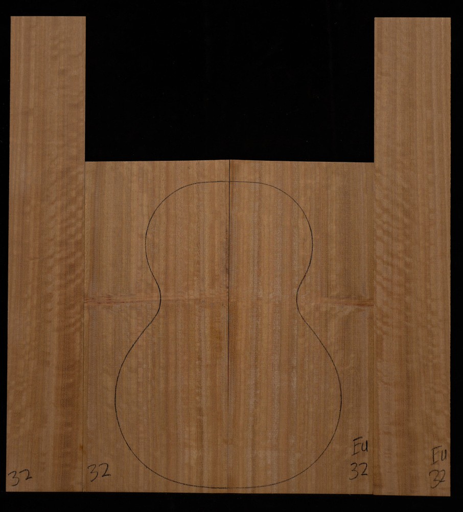 Eucalyptus Ukulele Set #32 Tenor Size Back and Sides