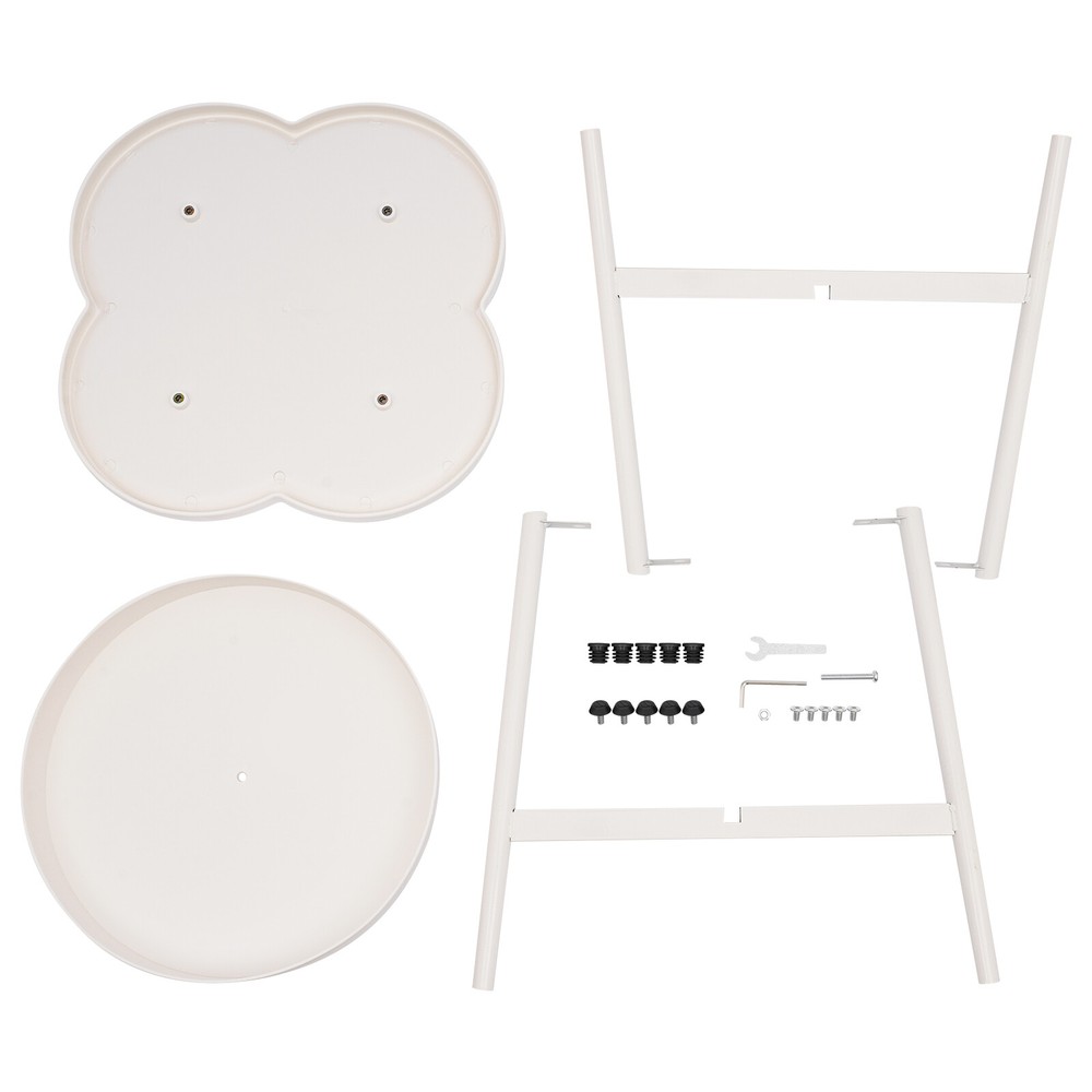 Four-leaf Clover Shape End Table Coffee&Tea Table Sofa Side Snack Table?????