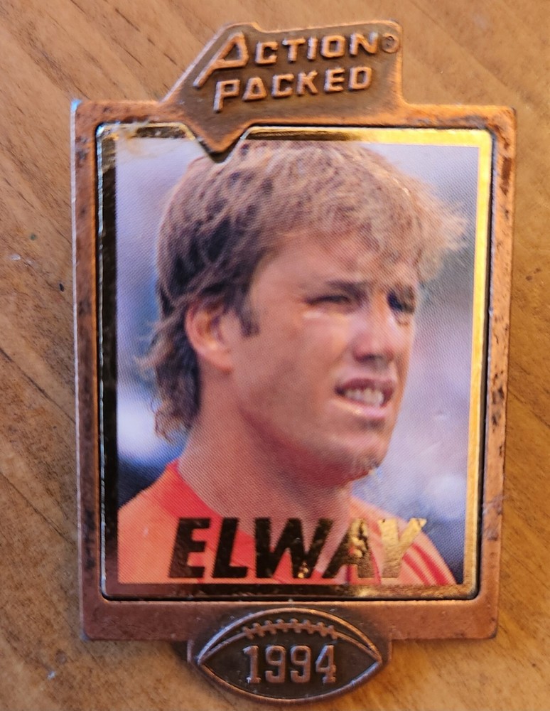 1994 Action Packed Pin - John Elway - Broncos