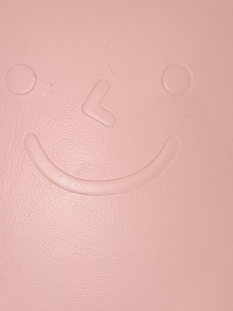 small/notepad/Smile/pink/plastic cover/elastic closure