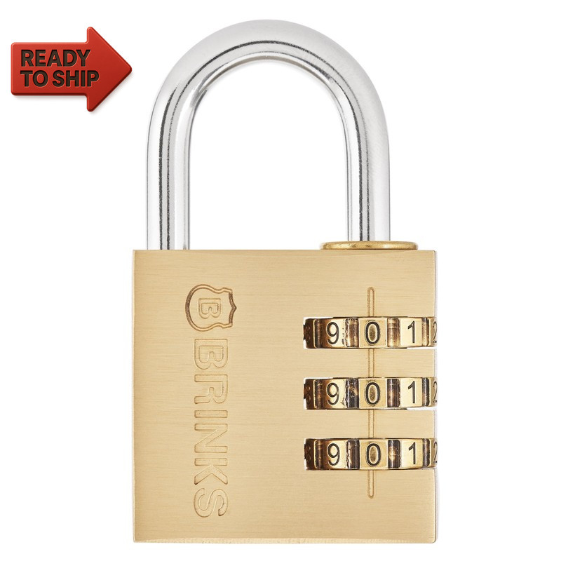 Solid Brass 40Mm Resettable Combination Padlock with 1 3/16In Shackle