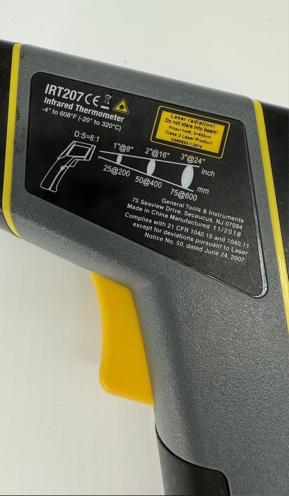 General IRT207 Infrared Thermometer - Non-Contact