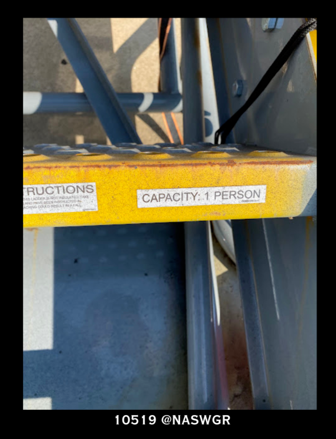 Cotterman Workmaster Heavy-Duty Rolling Ladder - 15 Step Ladder
