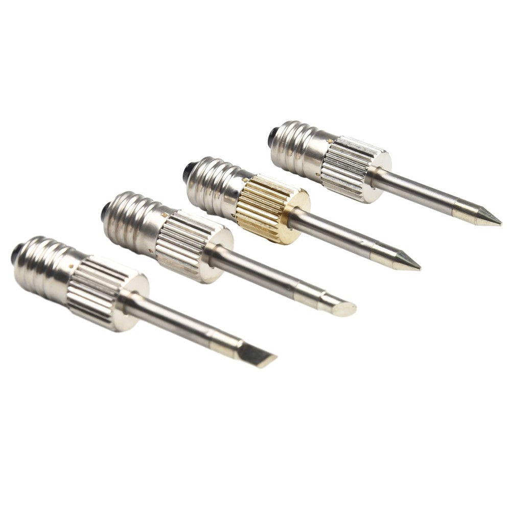 6pcs Replacement Soldering Iron Tips E10 Interface Electric Soldering/Needle Tip