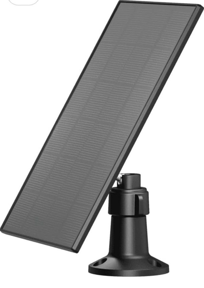 3W Solar Panel Wall Mounting Solar Charging Panel for Doorbell Security Camera