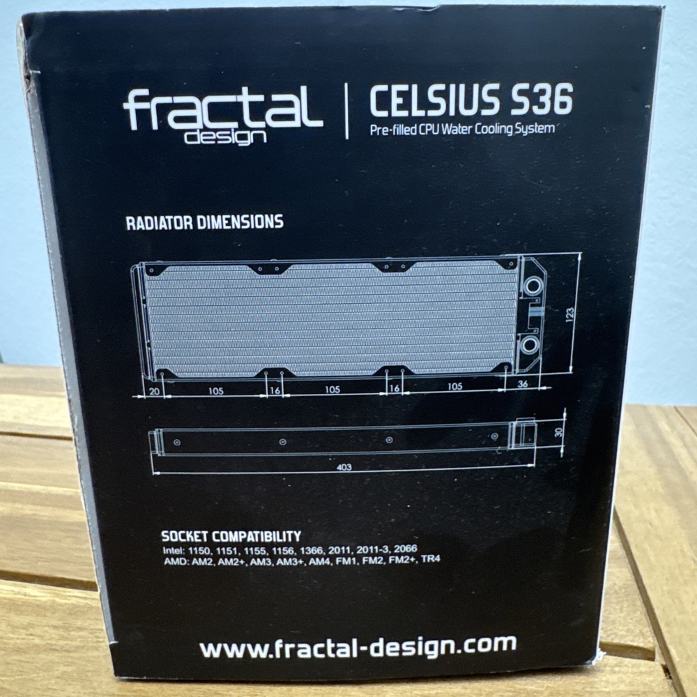 Fractal Design Celsius S36 CPU Water Cooling System
