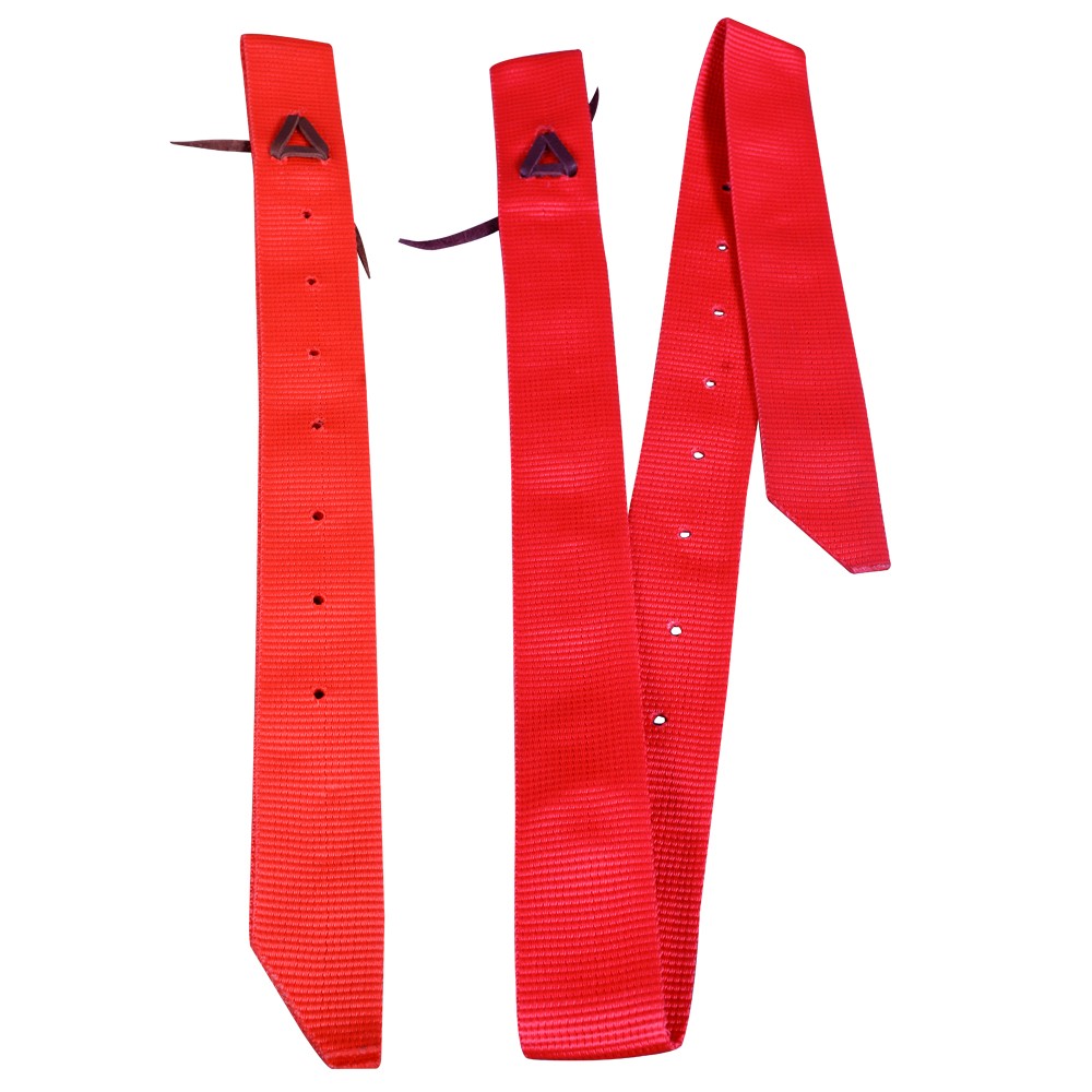 HILASON Premium Single Nylon Cinch Tie Strap and Off Billet Set | Saddle