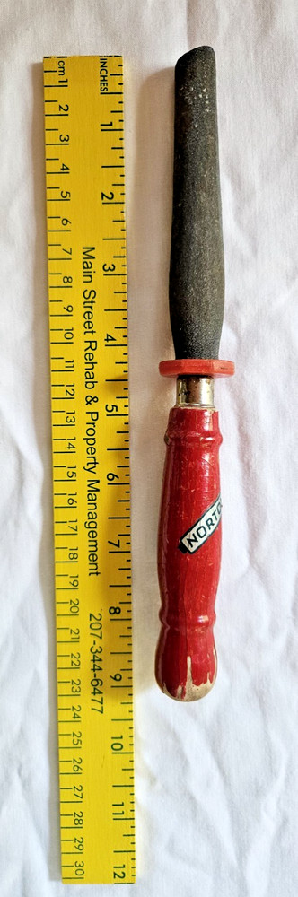 VINTAGE 9” NORTON FILE WITH HANDLE