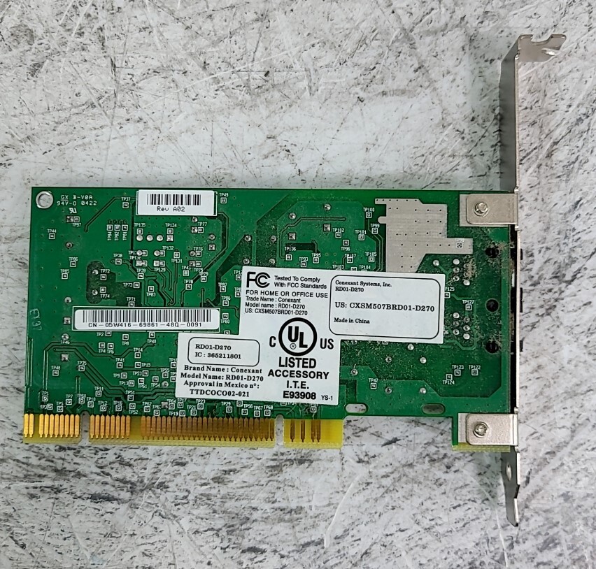 CONEXANT RD01-D270 Modem Card PCI