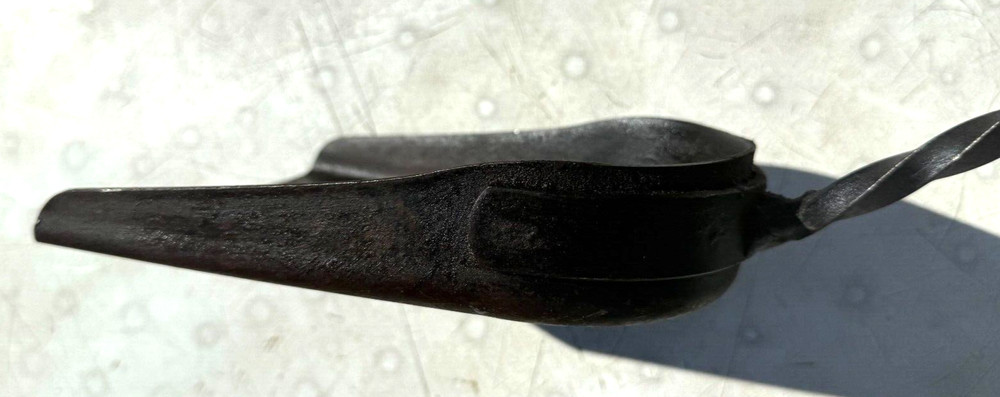 Vintage Fireplace Coal Ash Shovel Blacksmith Solid Wood Handle Decor 30" Long