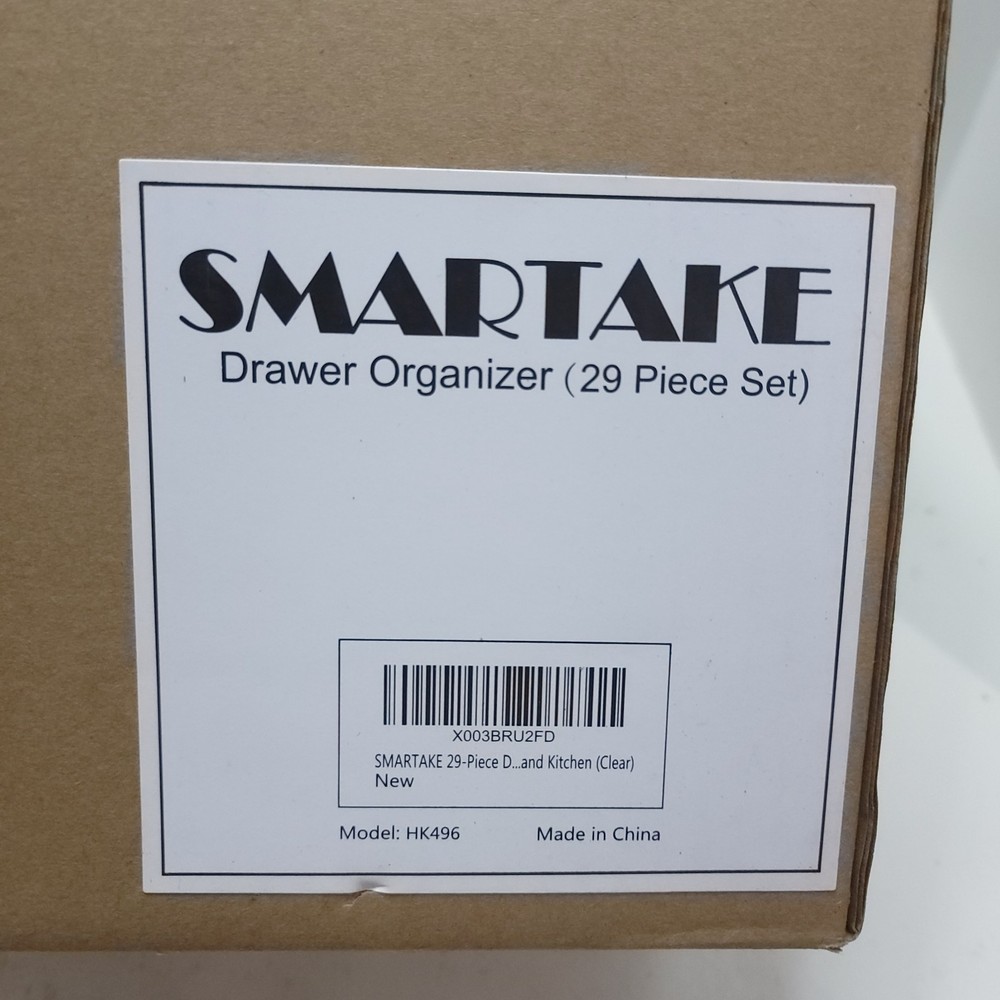 Smartake Drawer Organizer (29 Piece Set) Clear HK496