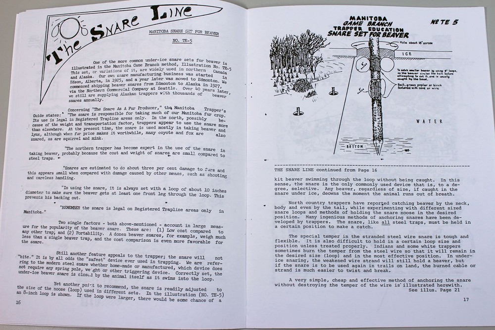 Killer Traps & Killer Sets Instruction Manual Trapping Snaring Snare Methods