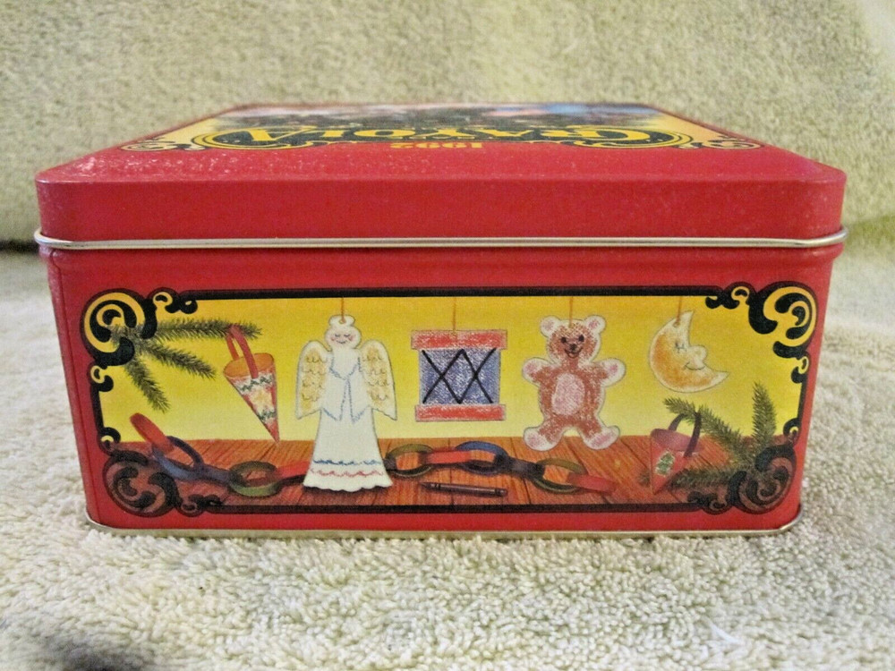 1992 Crayola Collectable Holiday Tin
