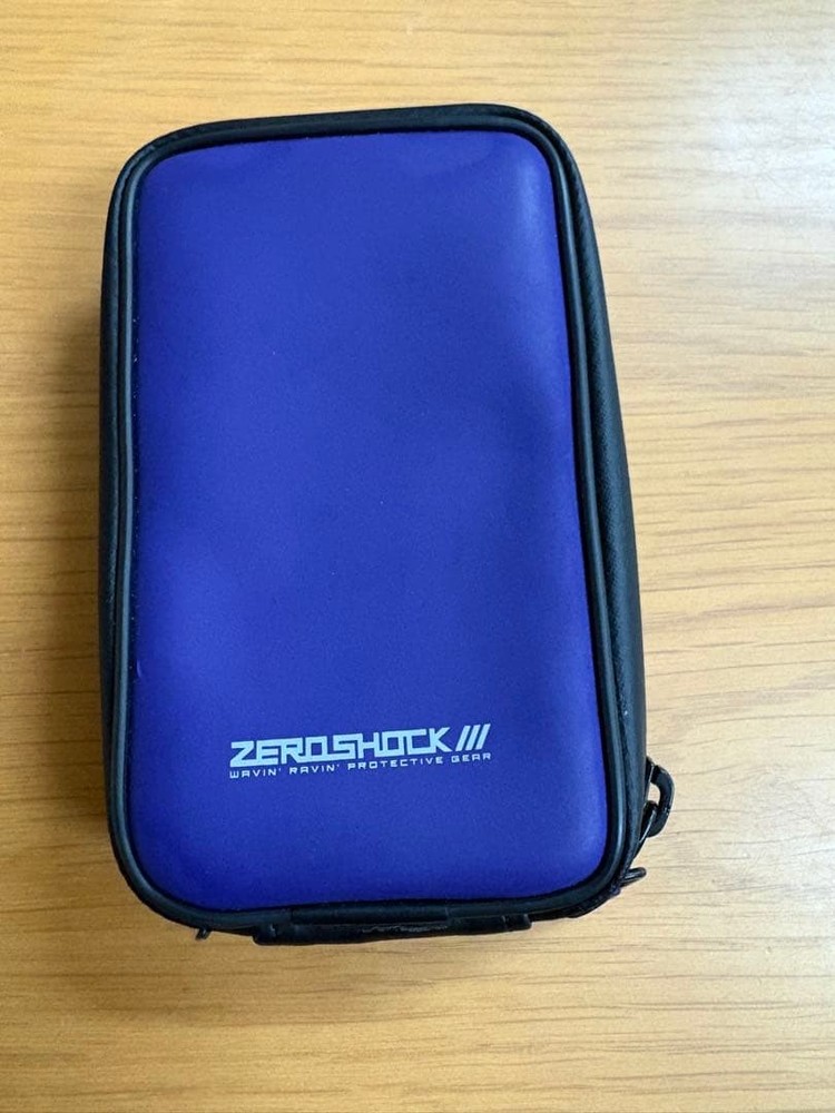 ELECOM ZEROSHOCK Digital Camera Pouch Multi-Case Blue With Carabiner