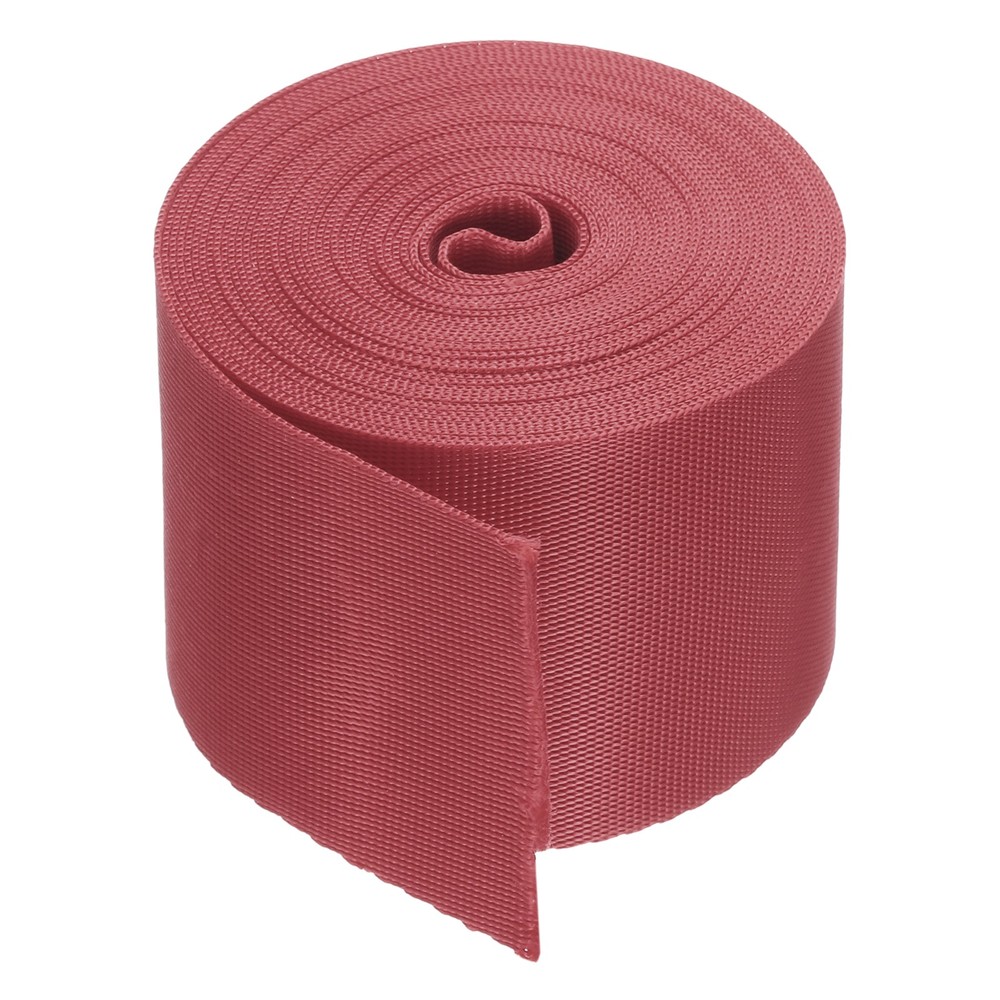 Flat Nylon Webbing Strap 2 Inch 5 Yards Dark Purple for Backpack