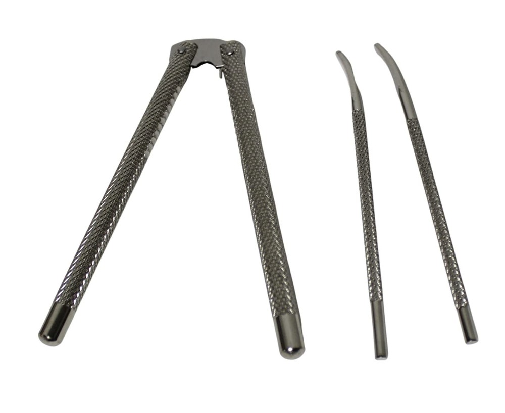 Dependable Industries Nutcracker and Seafood Cracker Set 4.75 Inch, Silver