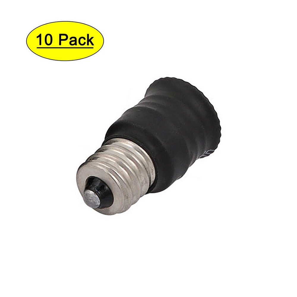 10pcs E12 TO E14 BASE LED BULB LAMP LIGHT SCREW HOLDER ADAPTER SOCKET CONVERTER