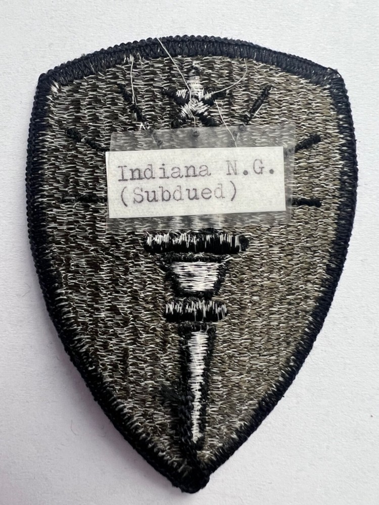 Indiana Army National Guard Subdued Patch