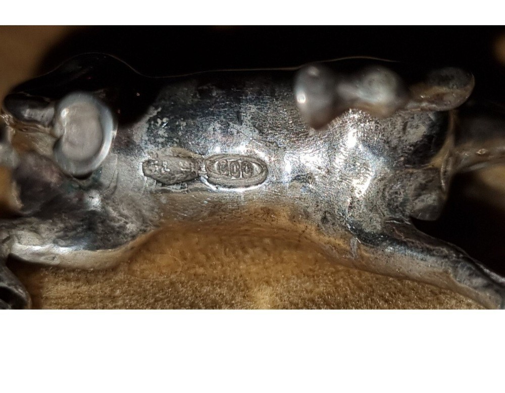 Italian Antique Silver Horse