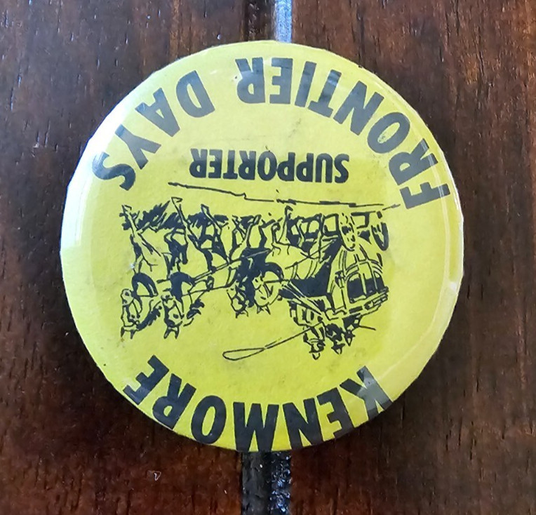 Kenmore Washington Frontier Days Pinback Button