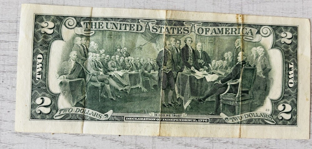 Billete de $2 2003 serie A