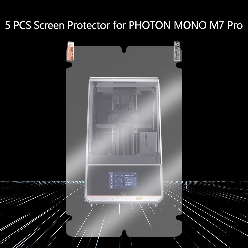 5PCS Screen Protector for Anycubic Photon M7 Pro, Resin 3D Printer Scratch Pr