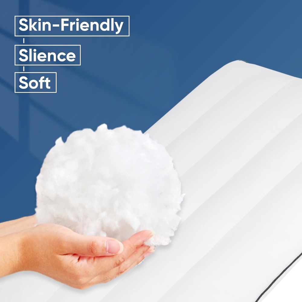 Ultra-thin pillow, flat pillow suitable for side sleeping