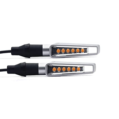 Mini Led Turn Signal Lights () Sequential Sliver-2pcs
